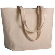 Canvas bag with base