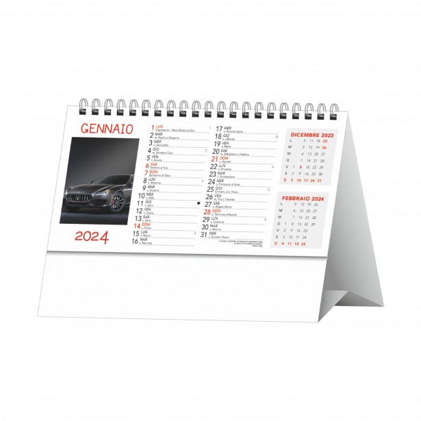Calendario da tavolo Auto Sportive - H14