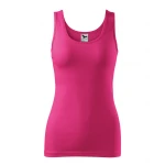 Canotta donna, modello sciancrato con spalla larga