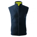 Gilet uomo in softshell con interno in pile