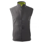 Gilet uomo in softshell con interno in pile