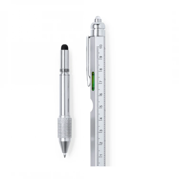 Penna 8 funzioni in acciaio