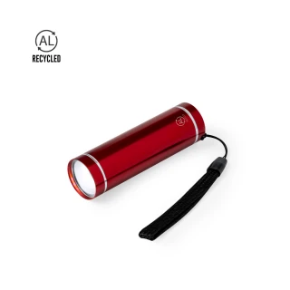 Torcia portachiavi in alluminio riciclato