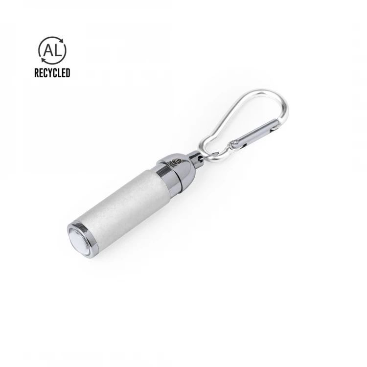 Portachiavi torcia in alluminio