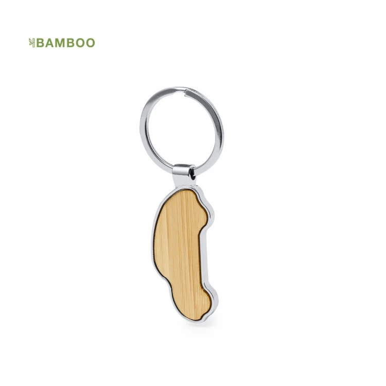 Portachiavi automobile in bambù 