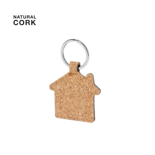 Portachiavi casa in sughero
