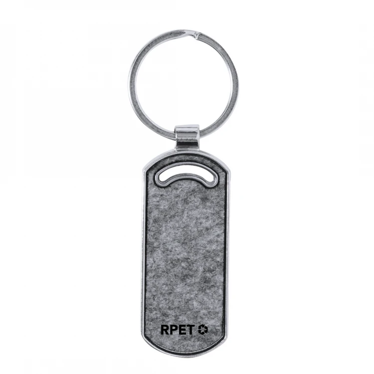 Portachiavi in RPET e metallo