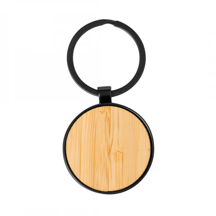 Portachiavi in metallo e bambù