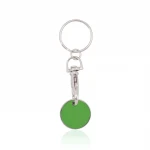 Portachiavi in metallo con gettone