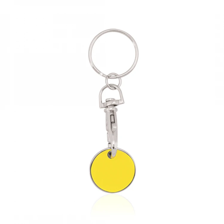 Portachiavi in metallo con gettone