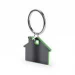 Portachiavi a forma di casa in acciaio
