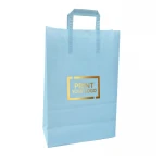 Sacchetti carta kraft personalizzati con stampa su entrambi i lati, realizzati in carta robusta e eco-friendly