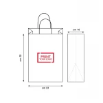 Shopper colorato autumn 23x32+10