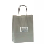 busta in carta colorata con manici in cordino 18x8x24 cm per uso commerciale