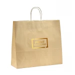 Busta in carta kraft colorata 15x8x20 cm personalizzabile con logo