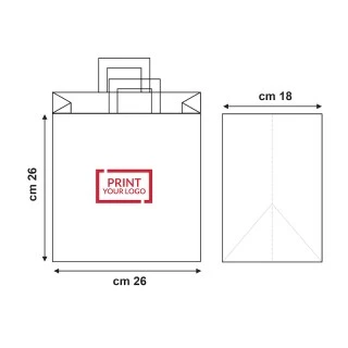 Doggy bag, busta take away 26x18x26