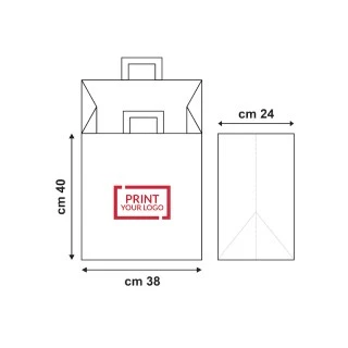 Doggy bag, busta take away 38x24x40
