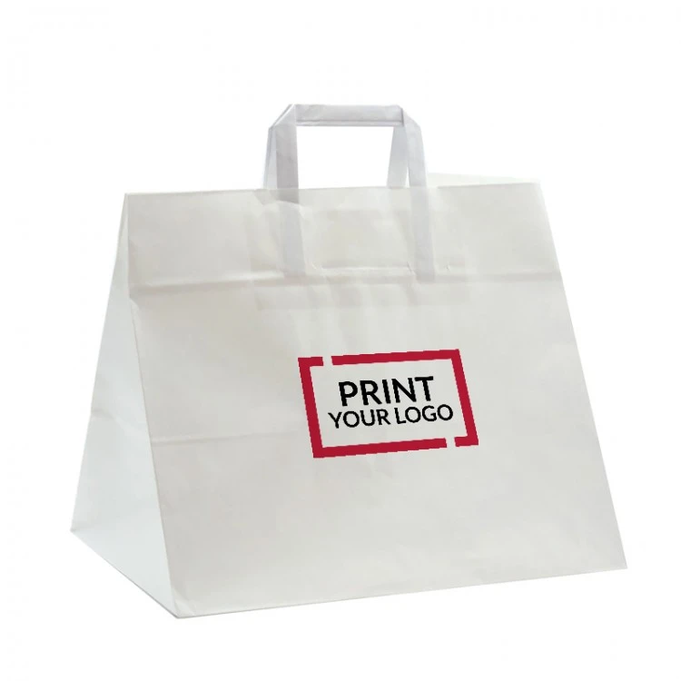 busta in carta 32x20x32 cm per cibo d'asporto