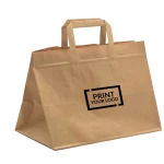 busta in carta 32x24x30 cm per cibo d'asporto