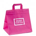 busta in carta 26x18x26 cm per cibo d'asporto