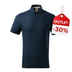 Men's polo shirt MALFINI Prime in organic cotton piqué with collar and buttons, available to personalise