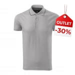 MALFINI Grand polo shirt with contrast collar, buttons, side vents, to personalise with logo