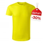 Men's t-shirt MALFINI Epic in organic cotton, crew neck, front view to personalise with logo