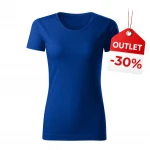 Women's MALFINI Gulf t-shirt in organic flamed cotton, fitted cut to personalise with logo