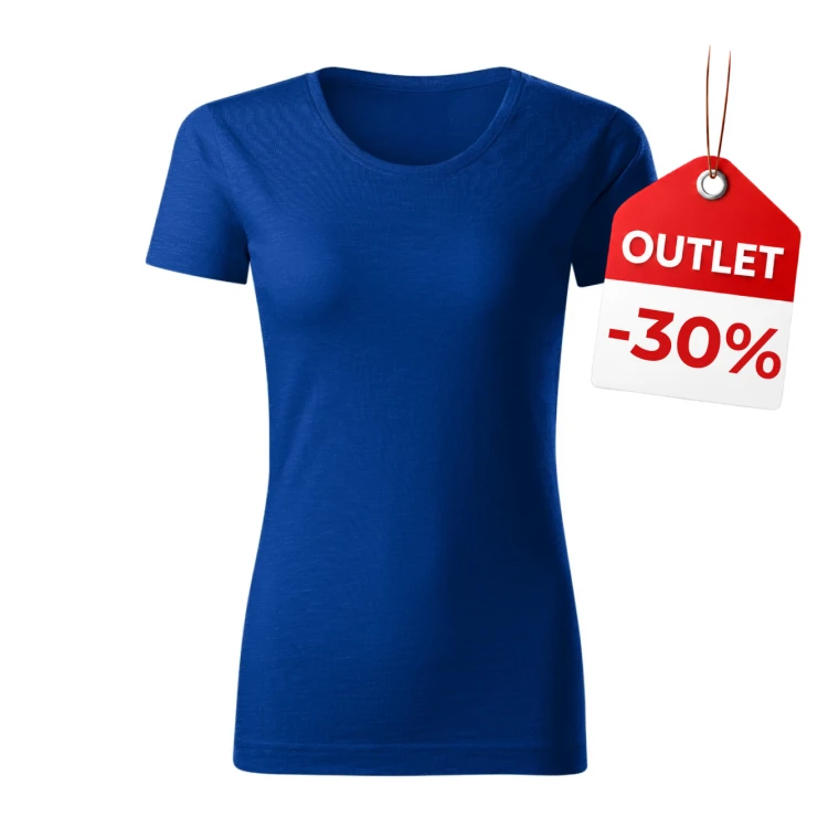 Women's MALFINI Gulf t-shirt in organic flamed cotton, fitted cut to personalise with logo