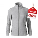MALFINI women's micropile mod. Factor in recycled polyester, slimline cut with full-length zipper