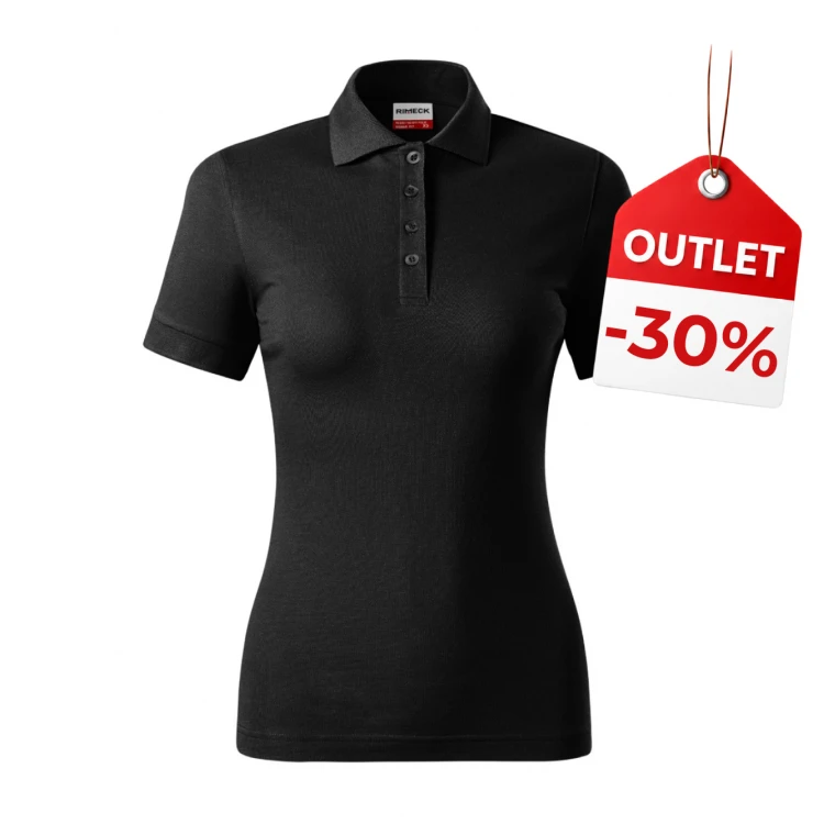Women's RIMECK Resist Heavy polo shirt in cotton piqué ready to personalise with company logo