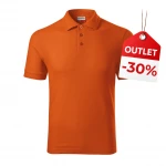 RIMECK Reserve piqué polo shirt with collar and 3 buttons, personalised with company logo