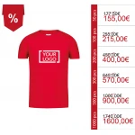 Magliette personalizzate per bambini in cotone 100% - Modello KEYA YC150