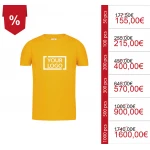 Magliette personalizzate per bambini in cotone 100% - Modello KEYA YC150