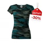 MALFINI womens t-shirt Pure Camouflage in cotton with crew neck, ready to personalise with logo