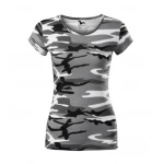 MALFINI womens t-shirt Pure Camouflage in cotton with crew neck, ready to personalise with logo