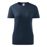 Maglietta donna in single jersey e girocollo