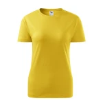 Maglietta donna in single jersey e girocollo