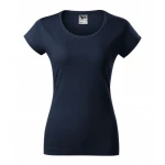 Maglietta donna a maniche corte e finitura in silicone