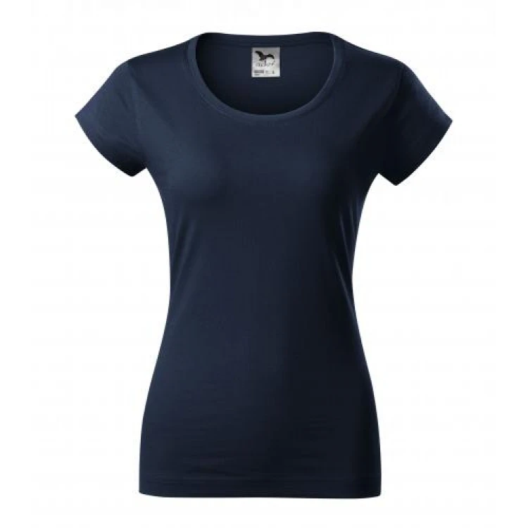 Maglietta donna a maniche corte e finitura in silicone