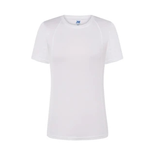 Maglietta sport donna con cuciture tono su tono