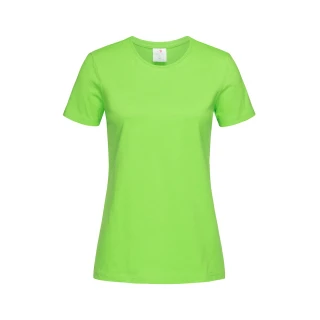 T-shirt donna a mezze maniche, 100% cotone filato ad anelli