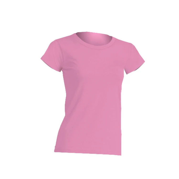 T-shirt donna 100% cotone leggermente sfiancata