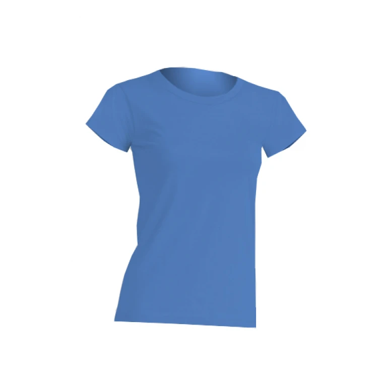 T-shirt donna 100% cotone leggermente sfiancata