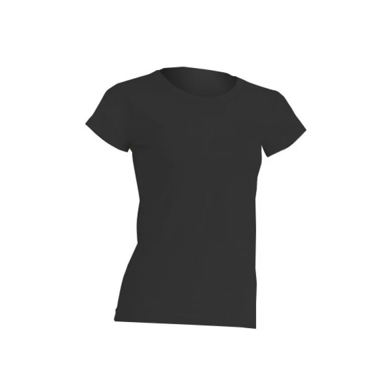 T-shirt donna 100% cotone leggermente sfiancata