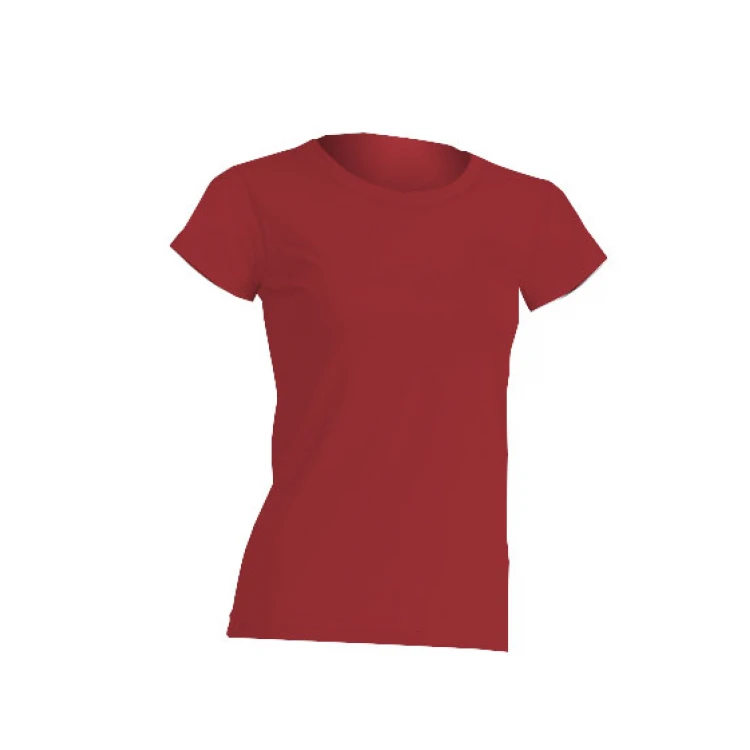 T-shirt donna 100% cotone leggermente sfiancata