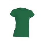 T-shirt donna 100% cotone leggermente sfiancata