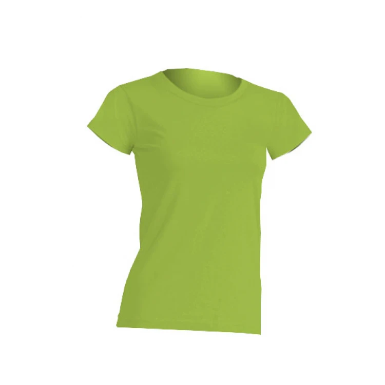 T-shirt donna 100% cotone leggermente sfiancata