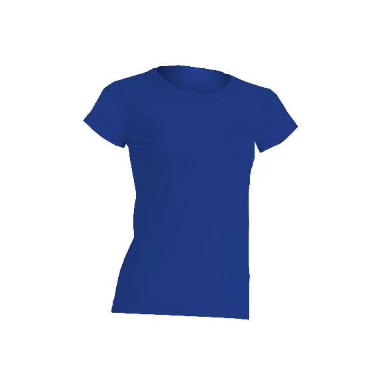 T-shirt donna 100% cotone leggermente sfiancata
