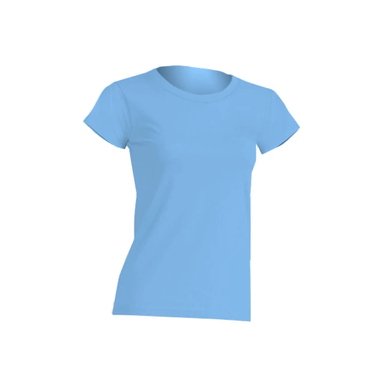 T-shirt donna 100% cotone leggermente sfiancata